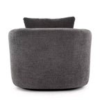 Fauteuil baquet pivotant rembourré Whisen 38.2 avec oreiller