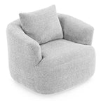 Fauteuil baquet pivotant rembourré Whisen 38.2 avec oreiller