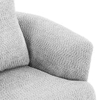 Fauteuil baquet pivotant rembourré Whisen 38.2 avec oreiller