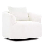 Fauteuil baquet pivotant rembourré Whisen 38.2 avec oreiller