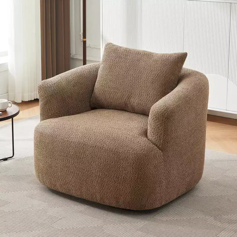 Fauteuil baquet pivotant rembourré Whisen 38.2 avec oreiller