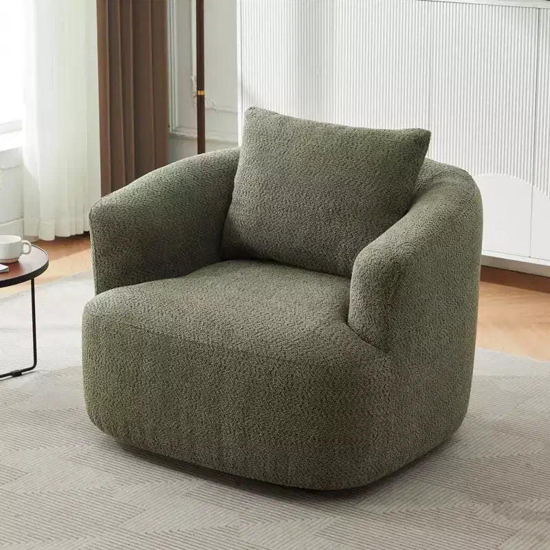 Fauteuil baquet pivotant rembourré Whisen 38.2 avec oreiller
