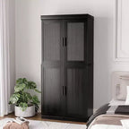PexFix Wood Accent Cabinet with Adjustable Shelves