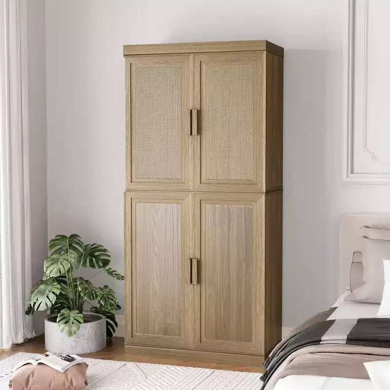 Meuble d'appoint en bois PexFix avec étagères réglables