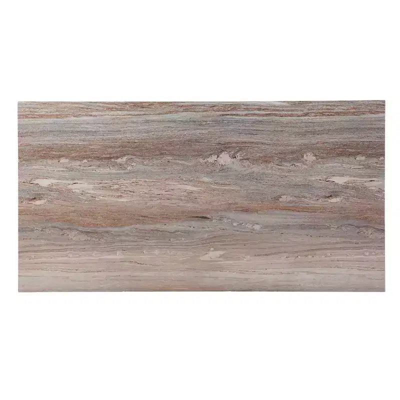 Bureau d'écriture Chadkirk imitation marbre – Marron – SEI