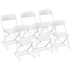 SUGIFT Folding Chairs Plastic Folding Chairs for Indoor/Outdoor Use, Non-Slip Design, Easy Storage