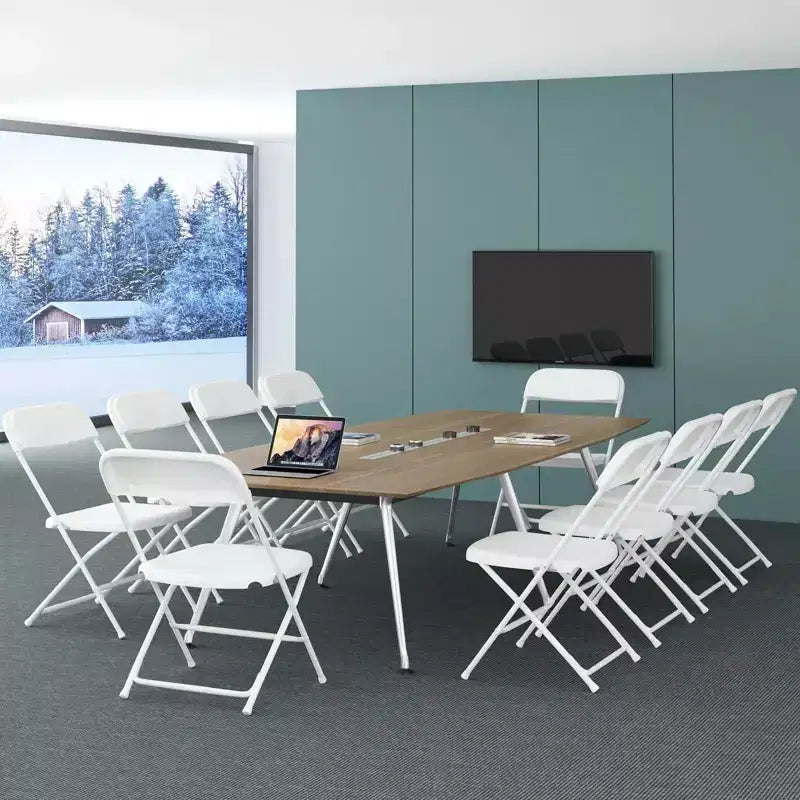 SUGIFT Chaises Pliantes Chaises Pliantes en Plastique pour Utilisation Intérieure/Extérieure, Conception Antidérapante, Rangement Facile