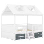 Cadre de lit Whisen Wood Bed House