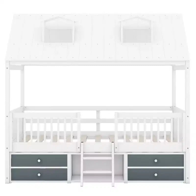Cadre de lit Whisen Wood Bed House