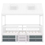 Cadre de lit Whisen Wood Bed House