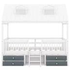 Cadre de lit Whisen Wood Bed House