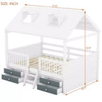 Cadre de lit Whisen Wood Bed House
