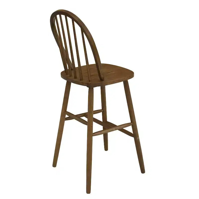 Christopher Knight Home Radek Tabourets de bar contemporains en bois d'hévéa avec dossier incurvé (Lot de 2)