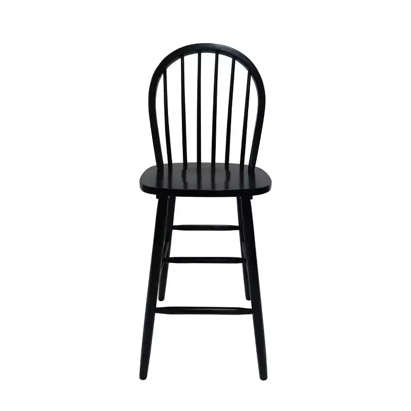 Christopher Knight Home Radek Tabourets de bar contemporains en bois d'hévéa avec dossier incurvé (Lot de 2)