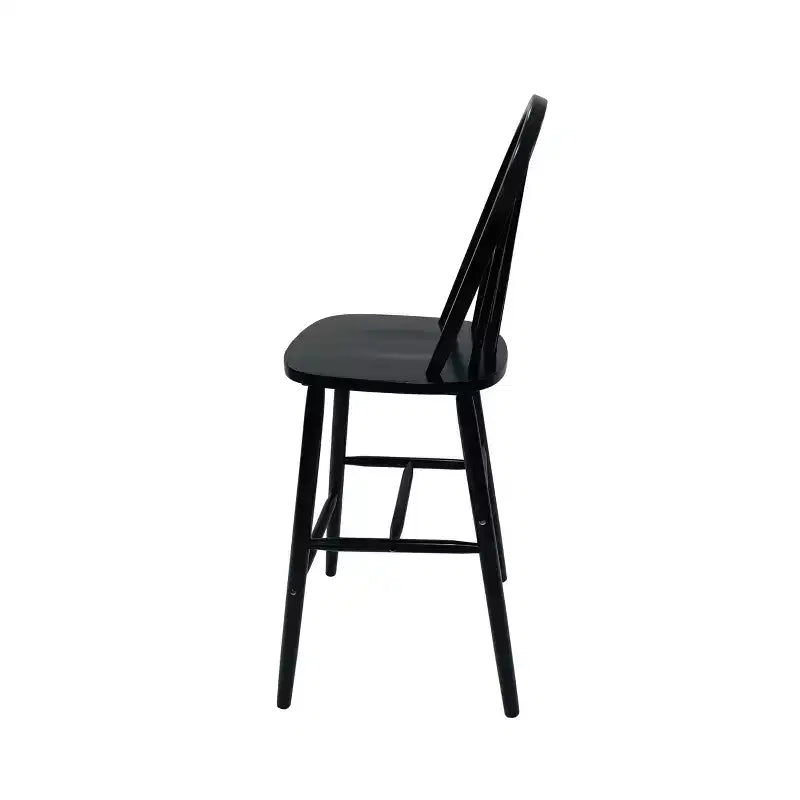 Christopher Knight Home Radek Tabourets de bar contemporains en bois d'hévéa avec dossier incurvé (Lot de 2)