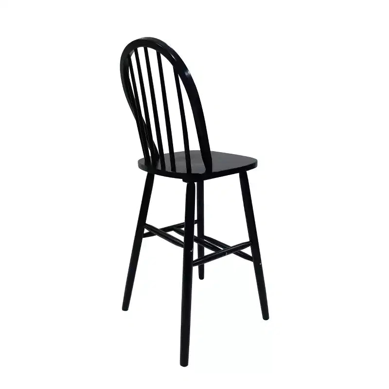 Christopher Knight Home Radek Tabourets de bar contemporains en bois d'hévéa avec dossier incurvé (Lot de 2)