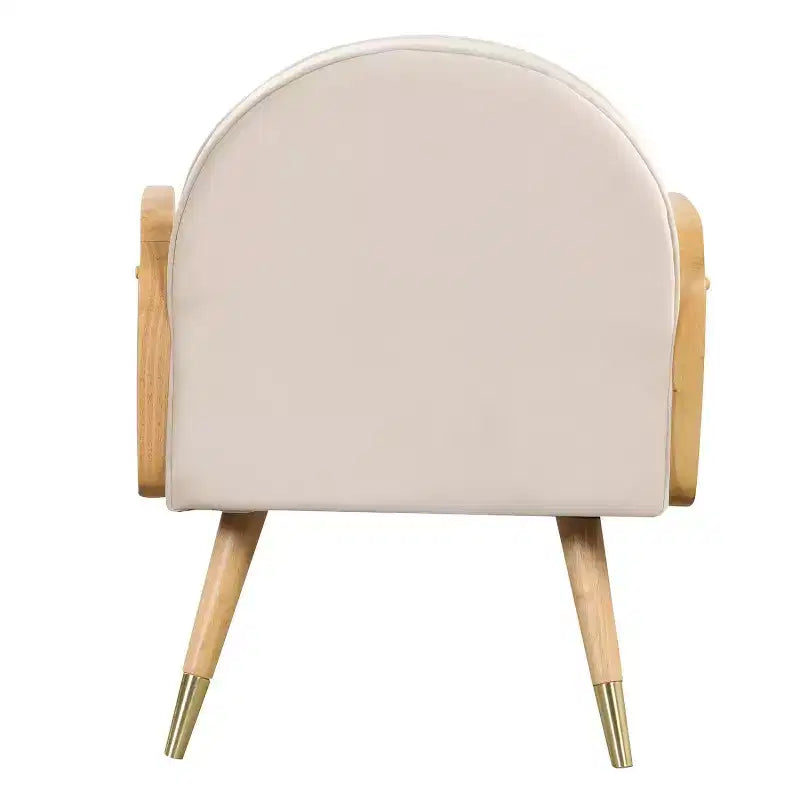 Chaises de salle à manger avec dossier et assise en mousse, accoudoirs en rotin, chaise d'appoint en rotin avec pieds en métal, fauteuil du milieu du siècle