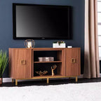 Meuble TV Yorkville avec rangement – Beige – SEI