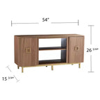 Meuble TV Yorkville avec rangement – Beige – SEI