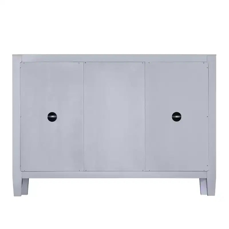 Commode Mirai 3 tiroirs miroir – Argent – SEI