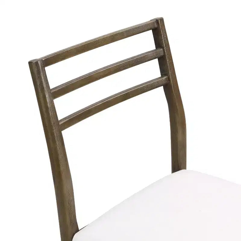 Chaises de salle à manger Fescue Farmhouse en bois d'hévéa rembourrées Christopher Knight Home (lot de 2)