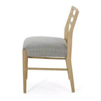 Chaises de salle à manger Fescue Farmhouse en bois d'hévéa rembourrées Christopher Knight Home (lot de 2)