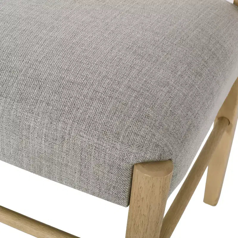 Chaises de salle à manger Fescue Farmhouse en bois d'hévéa rembourrées Christopher Knight Home (lot de 2)