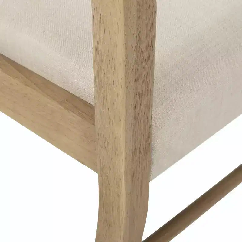 Chaises de salle à manger Fescue Farmhouse en bois d'hévéa rembourrées Christopher Knight Home (lot de 2)