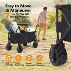 Chariot de jardin portable pliable Karl Home 42'' de large