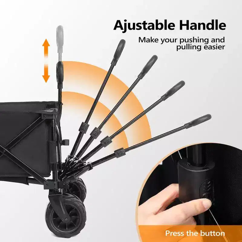 Chariot de jardin portable pliable Karl Home 42'' de large