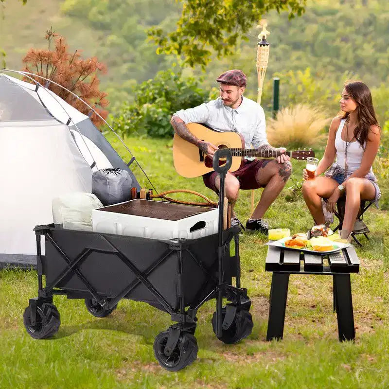 Chariot de jardin portable pliable Karl Home 42'' de large