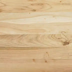 Table basse Royal Hampton, fabriquée à la main en bois d'acacia naturel, plateau rectangulaire incurvé en cascade, 91 cm