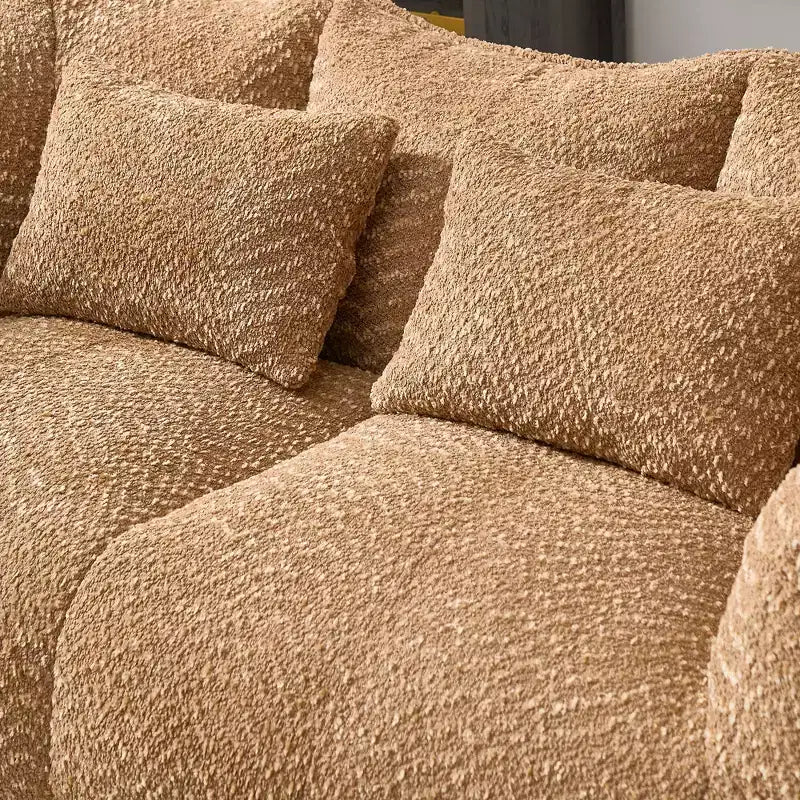 Fauteuil poire moelleux avec cœur en mousse haute résilience pour deux personnes