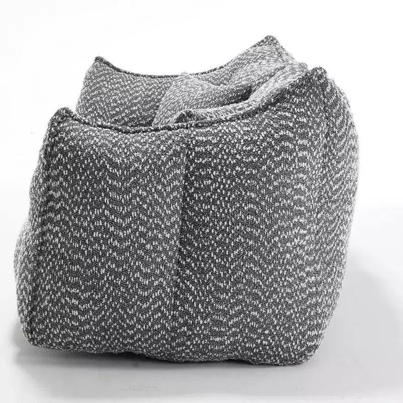 Fauteuil poire moelleux avec cœur en mousse haute résilience pour deux personnes