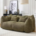 Fauteuil poire moelleux avec cœur en mousse haute résilience pour deux personnes