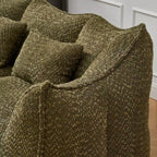 Fauteuil poire moelleux avec cœur en mousse haute résilience pour deux personnes