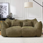 Fauteuil poire moelleux avec cœur en mousse haute résilience pour deux personnes