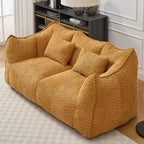 Fauteuil poire moelleux avec cœur en mousse haute résilience pour deux personnes