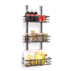 GustoWave Over Door Hanging Storage Shelves for Kitchen Bathroom