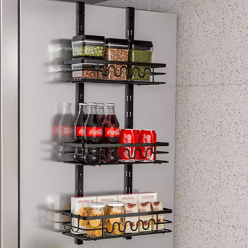 Étagères de rangement suspendues GustoWave pour porte de cuisine ou salle de bain