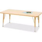 Table rectangulaire Jonti-Craft Berries avec plateau/bordure en érable (24 x 36)