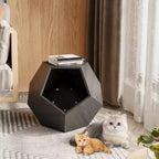 Table d'appoint Okak Cats House pour placard à café, niche pour animaux de compagnie, table de chevet, table d'appoint polyvalente en MDF de forme 26, meuble-lit pour animaux de compagnie