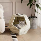 Table d'appoint Okak Cats House pour placard à café, niche pour animaux de compagnie, table de chevet, table d'appoint polyvalente en MDF de forme 26, meuble-lit pour animaux de compagnie