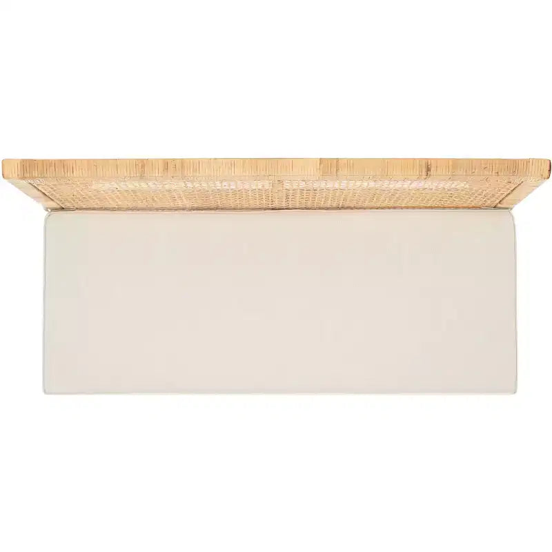 Banc Tojo en rotin - SEA7040 - Naturel/Blanc - Safavieh