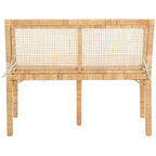 Banc Tojo en rotin - SEA7040 - Naturel/Blanc - Safavieh