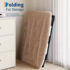 Fauteuil soucoupe, siège moelleux et confortable avec base antidérapante, fauteuil de salon pliable XL pour adolescents et adultes, fauteuil d'appoint pour chambre à coucher ou dortoir