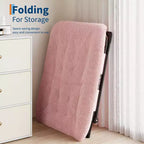 Fauteuil soucoupe, siège moelleux et confortable avec base antidérapante, fauteuil de salon pliable XL pour adolescents et adultes, fauteuil d'appoint pour chambre à coucher ou dortoir