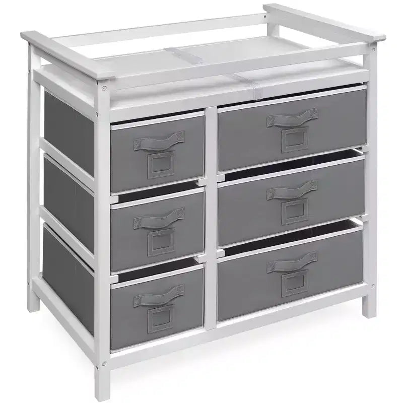 Table à langer moderne avec six paniers