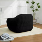 Canapé poire simple en fausse fourrure de lapin surdimensionnée LIKEPAY avec accoudoirs pour salon, chambre, salle de jeux
