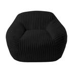 Canapé poire simple en fausse fourrure de lapin surdimensionnée LIKEPAY avec accoudoirs pour salon, chambre, salle de jeux